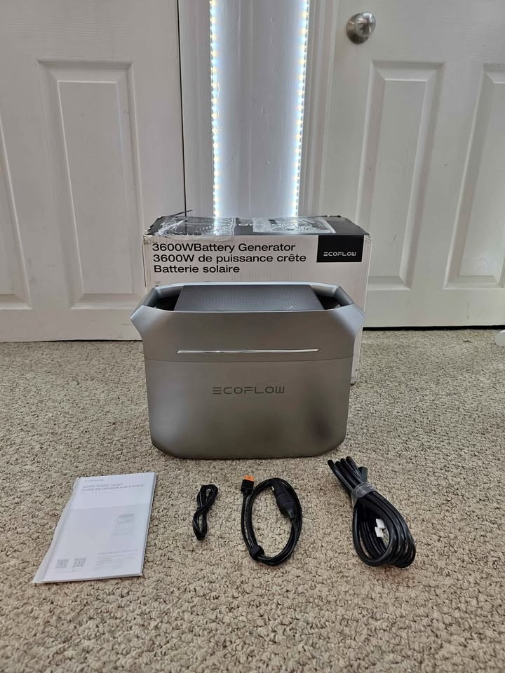 EcoFlow DELTA 3 Plus Portable Power Station – Brand New Open Box
