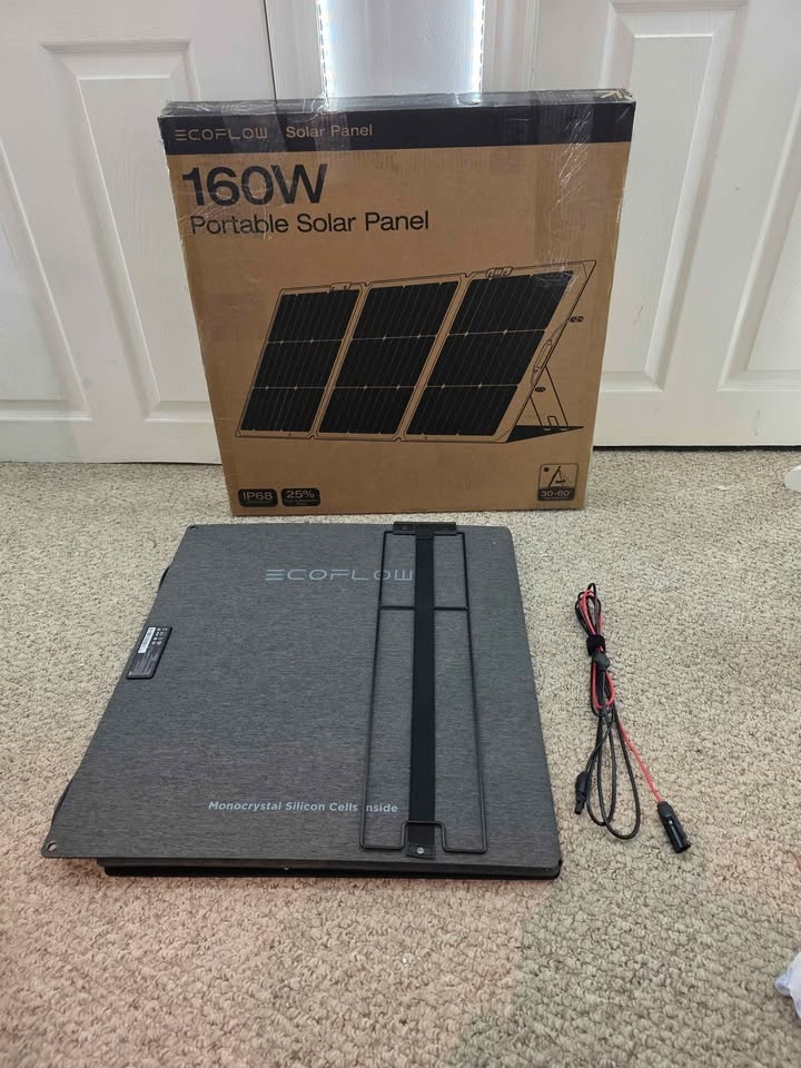 New EcoFlow 160W Portable Solar Panel (Foldable) - photo 4