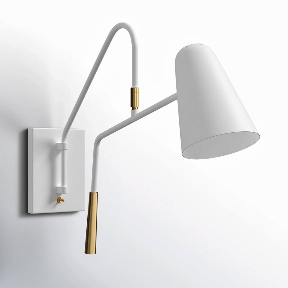 Birch Lane Tedder 1-Light Swing Arm Sconce - Designer Light