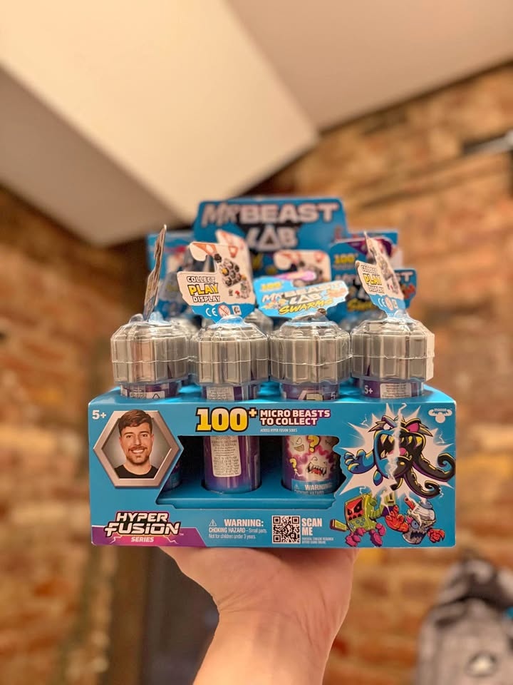 MrBeast Lab Swarms Hyper Fusion Series Micro Beasts 12X Display