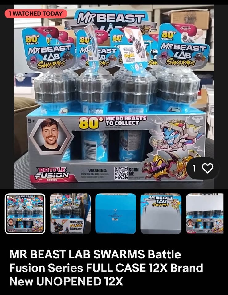 MrBeast Lab Swarms Hyper Fusion Series Micro Beasts 12X Display - photo 4