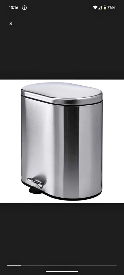 Ikea stabben step trash can