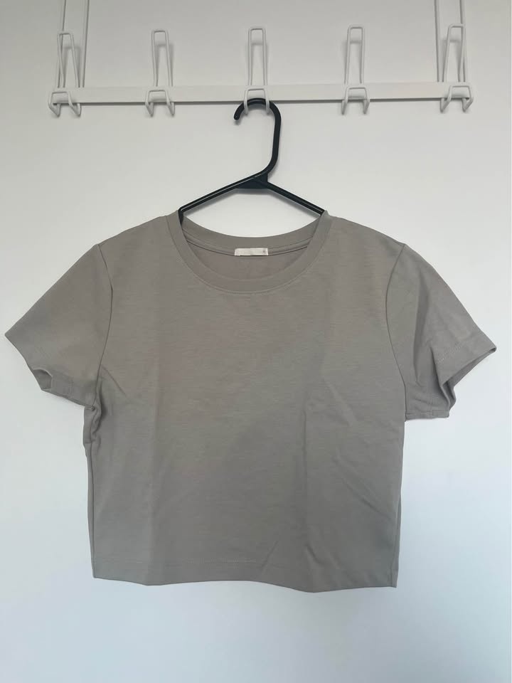 Shorty Tops - Charcoal Grey & Sage Green - photo 3