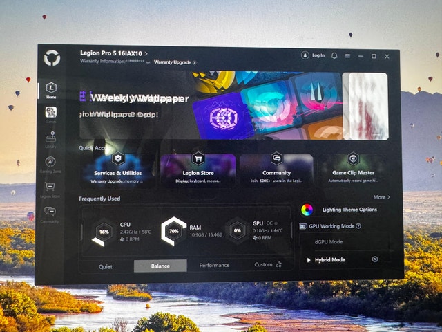 Lenovo Legion 5 Pro Gaming Laptop. Like new (3 months Old) - photo 2