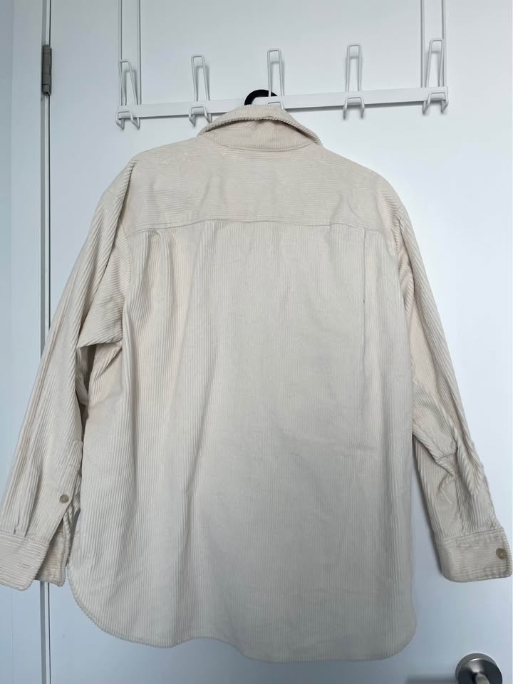 Gap Shirt Jacket White Oversize - photo 2