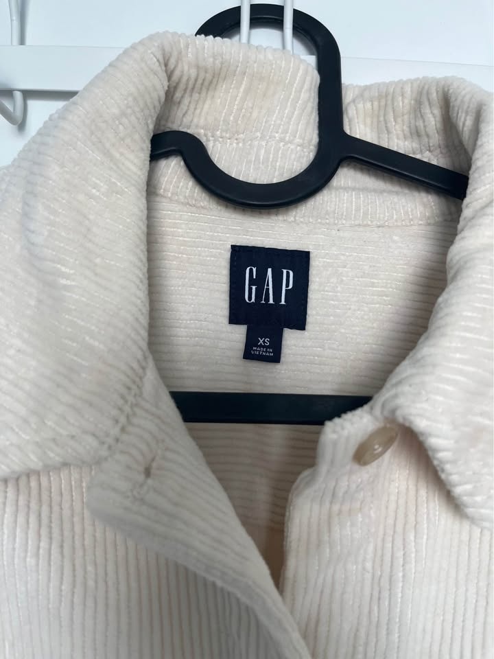Gap Shirt Jacket White Oversize - photo 3