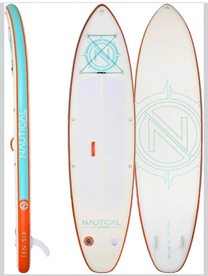 NEW iRocker Nautical Go 10'6 inflatable paddle board thumbnail