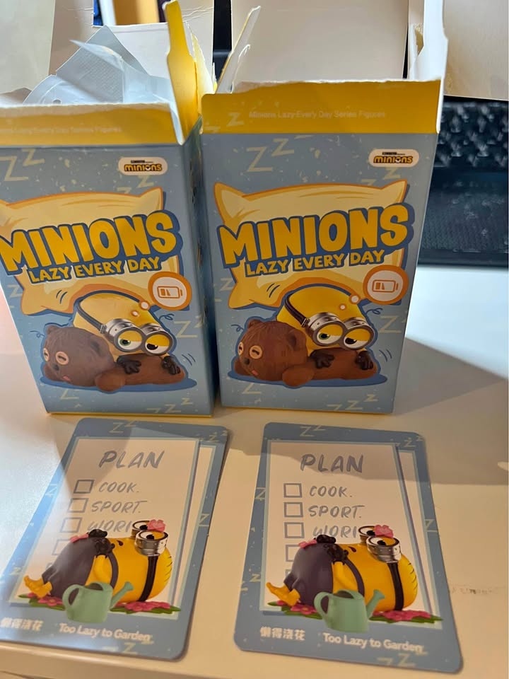 Pop Mart Minion Lazy Everyday Blind Box