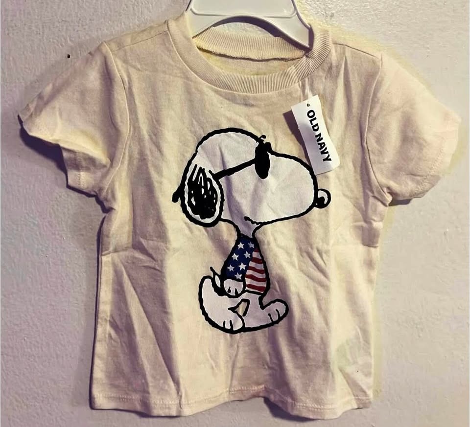 Boys T-Shirt Size 6-12 Months White