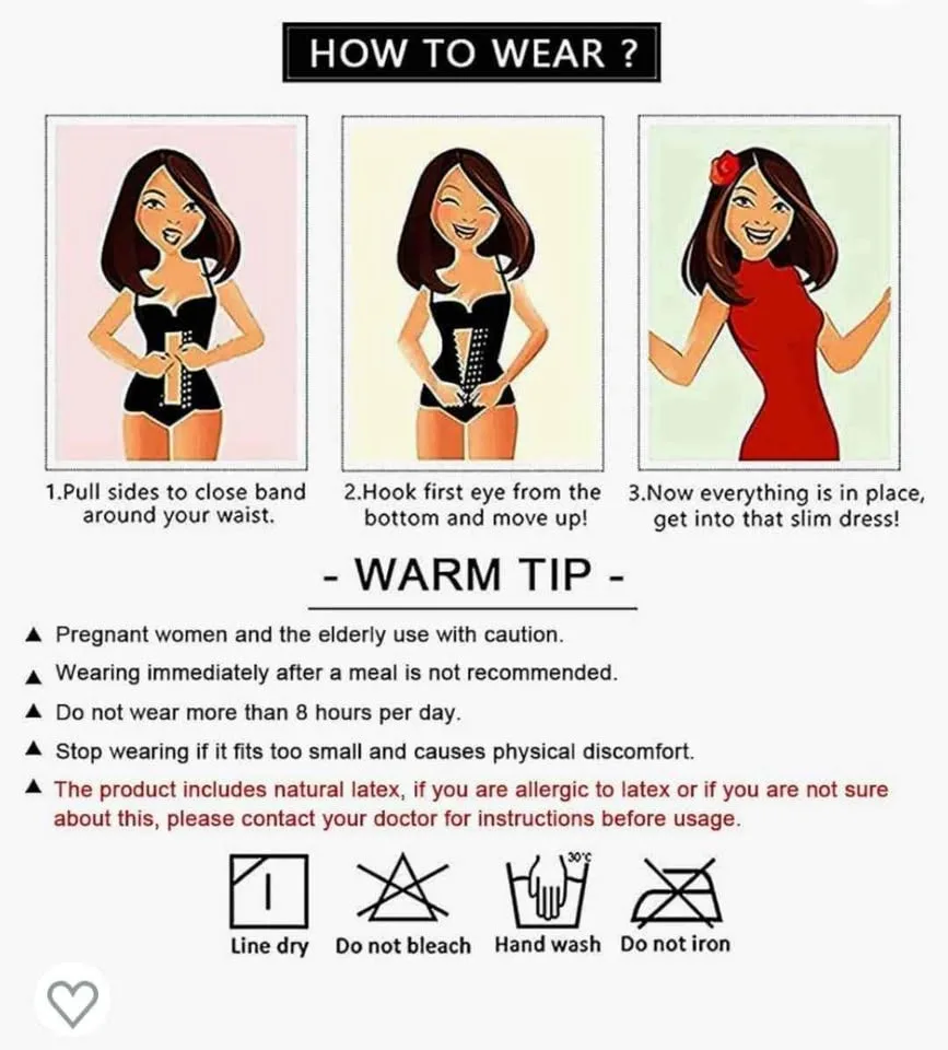 3X Boned Waist Training Corset image indicator(5)