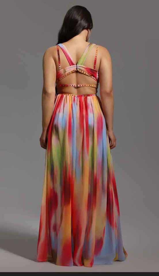 Bella Barnett Vibrant Beaded Cutout Maxi Dress - photo 3