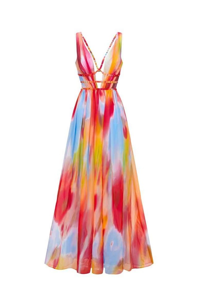 Bella Barnett Vibrant Beaded Cutout Maxi Dress - photo 4