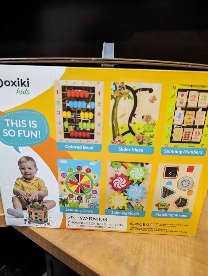 Boxiki kids Musical Wooden Activity Cube Baby Toddler Toy - photo 4