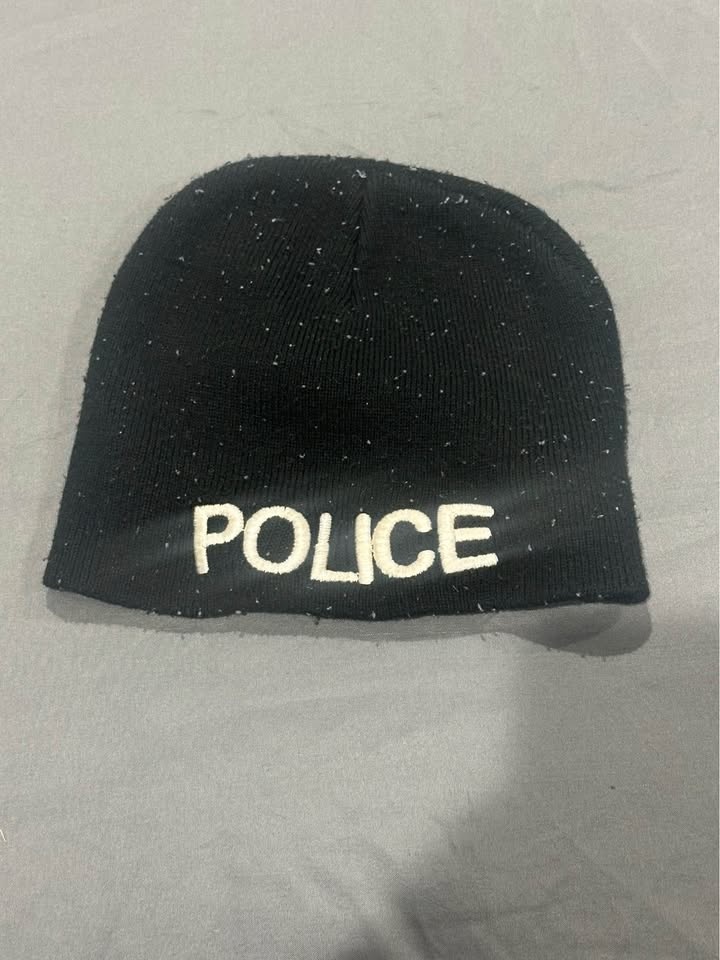"POLICE" Embroidered Beanie - photo 3