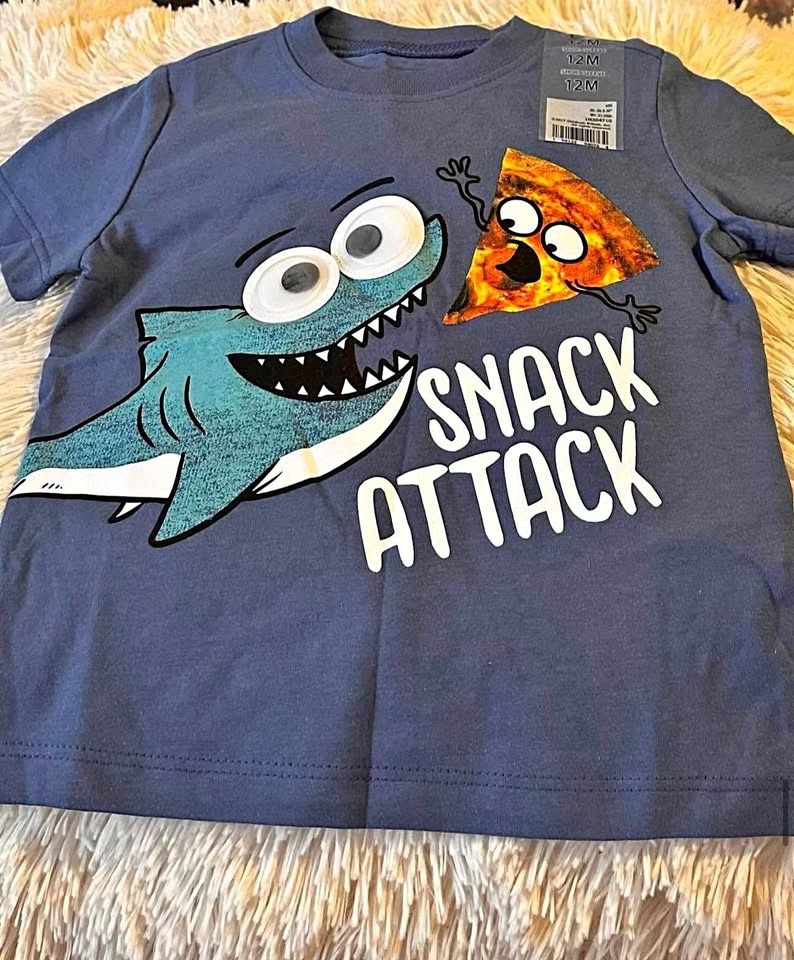 BOYS TSHIRT SIZE:12 MONTHS PRICE:$20