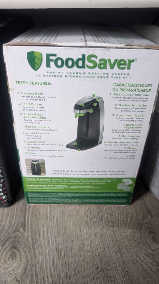 FoodSaver Vacuum Sealer Fresh System - Store Price $230 - photo 2