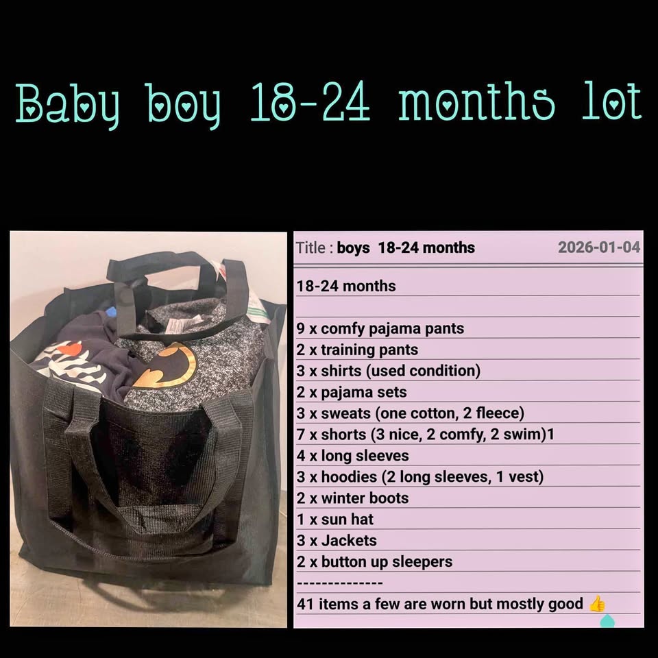 Baby boy 18-24 months clothes bundle