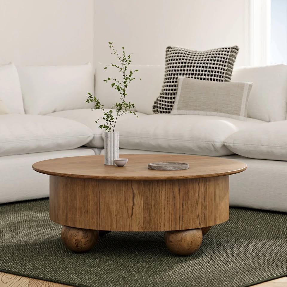 Storage Coffee Table – Restoration Project – Smoked Oak 42.5"