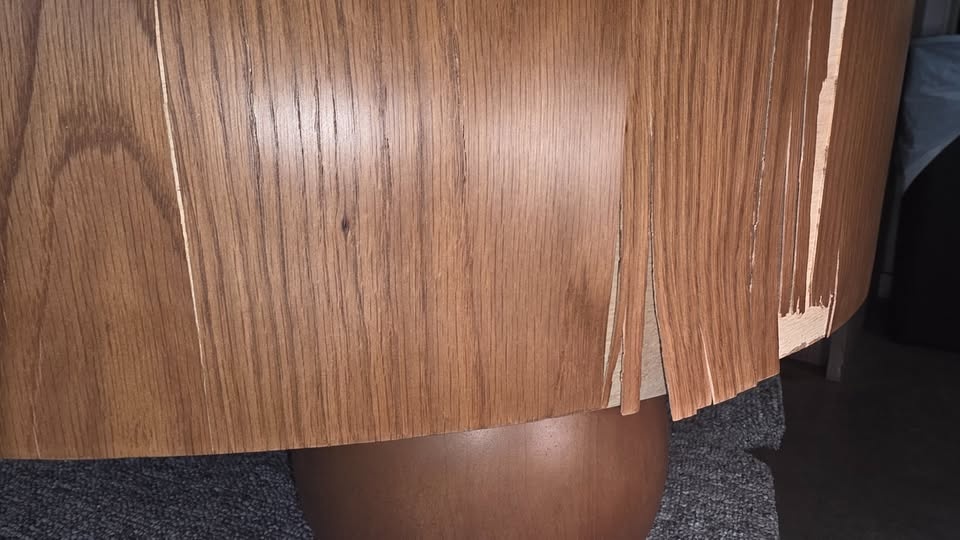 Storage Coffee Table – Restoration Project – Smoked Oak 42.5" - photo 3