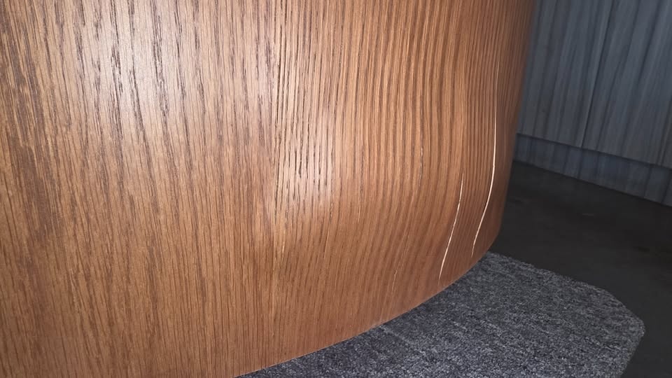 Storage Coffee Table – Restoration Project – Smoked Oak 42.5" - photo 4