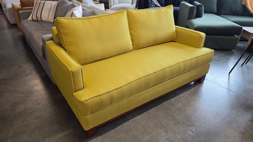 Poshbin Cassidy Sofa – Chartreuse Citron 72” - photo 3