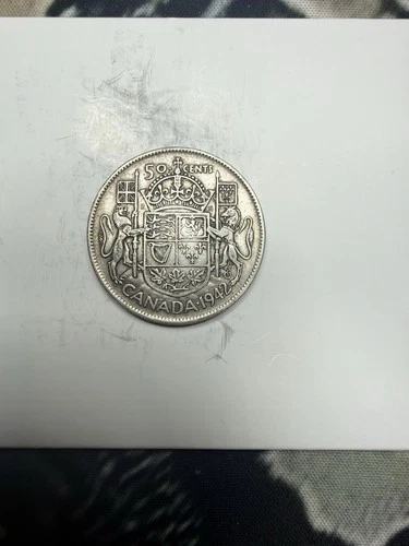 1942 Canadian 50 Cents Piece