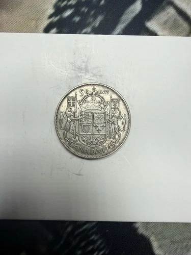 1945 Canadian 50 Cent Piece
