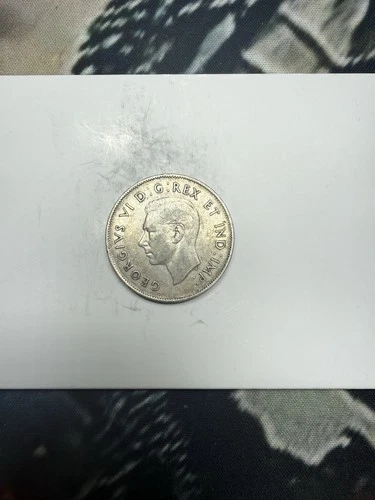 1945 Canadian 50 Cent Piece - photo 2