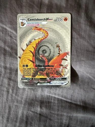Centiskorch VMAX TG15/TG30 Silver Foil Fan Art