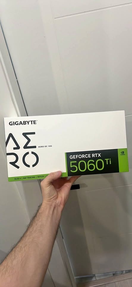 5060ti 16GB AERO (RARE WHITE CARD)