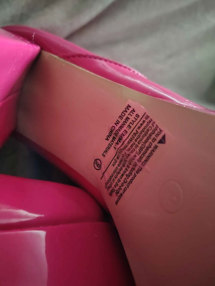 NEW Fuchsia Patent Platform Ankle Boots - Size 8 (Fits 8) - photo 5