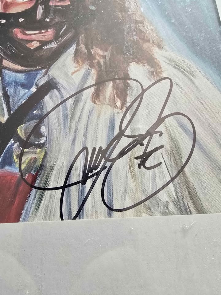 WWE Mankind Panting with Autograph - photo 2