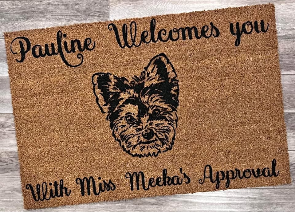 Custom Pet Face Doormat - Personalized