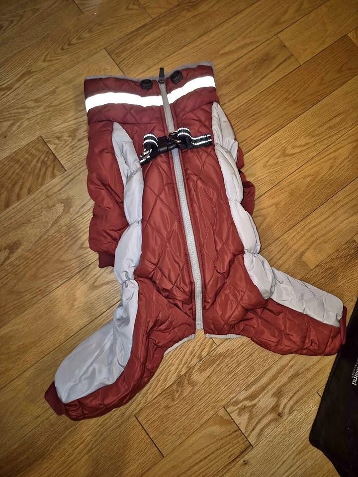 Four Legged Dog Coat - Warm Fleece Winter Coat - Large