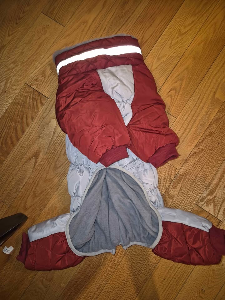 Four Legged Dog Coat - Warm Fleece Winter Coat - Large - photo 2