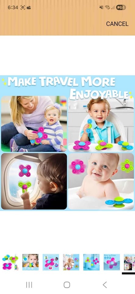 Guibola Stackable Suction Cup Spinners - Brand New - photo 4