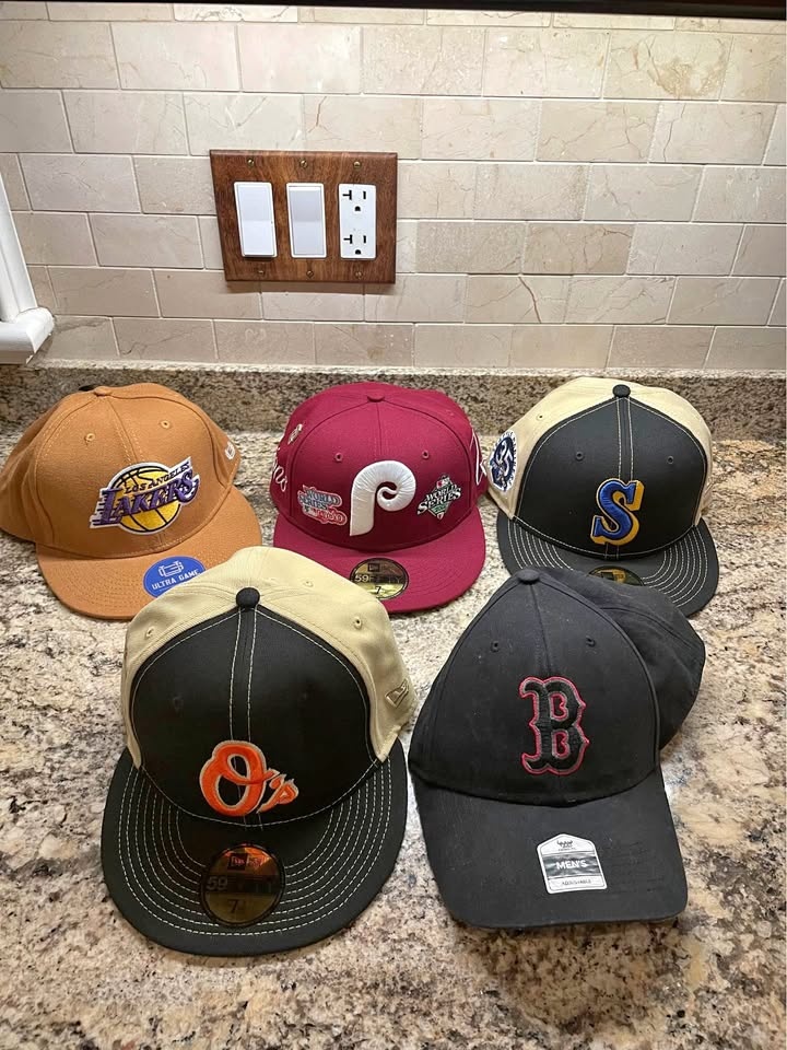 MLB and NBA Hats