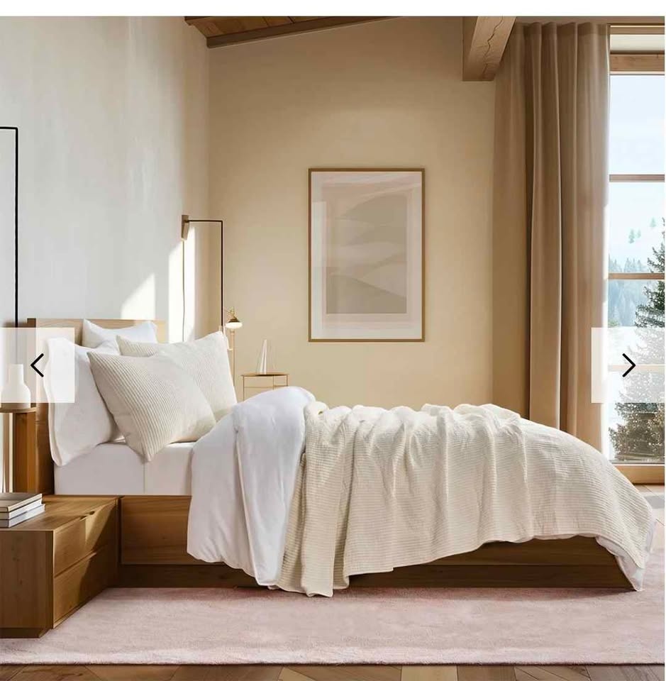 EverGrace Cotton Coverlet Set - Full/Queen (Cream) - photo 2