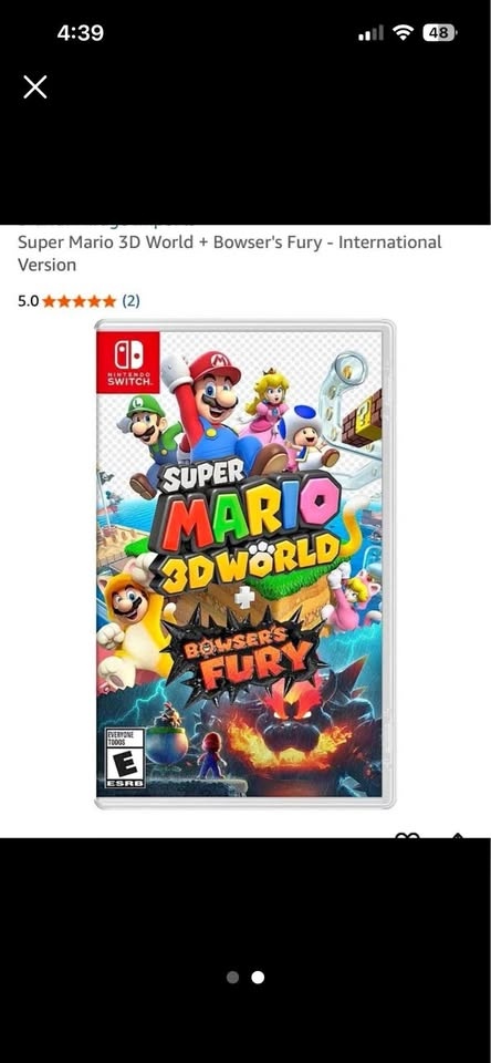 Mario nintendo game