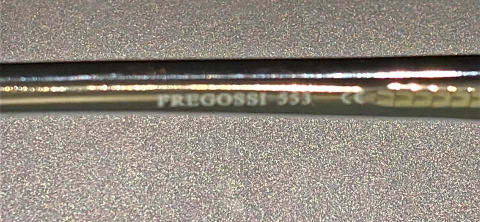 Fregossi designer's eyeglasses frame