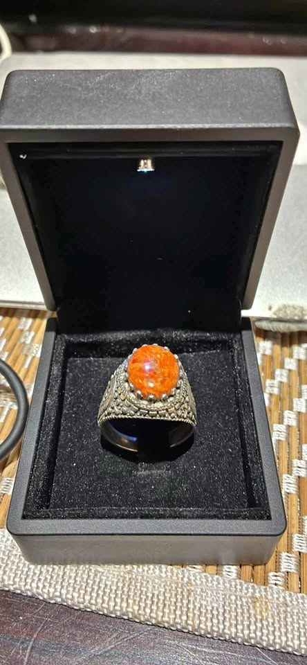 Mens silver ring size 11.5