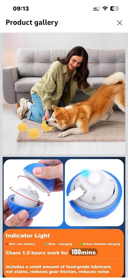 Small Dog Toys - Interactive Ball with Cover - photo 2