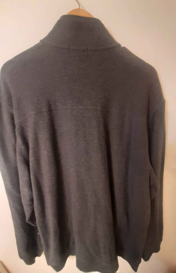 Calvin Klein Mens XXL Gray Full Zip Jacket Sweater - photo 2