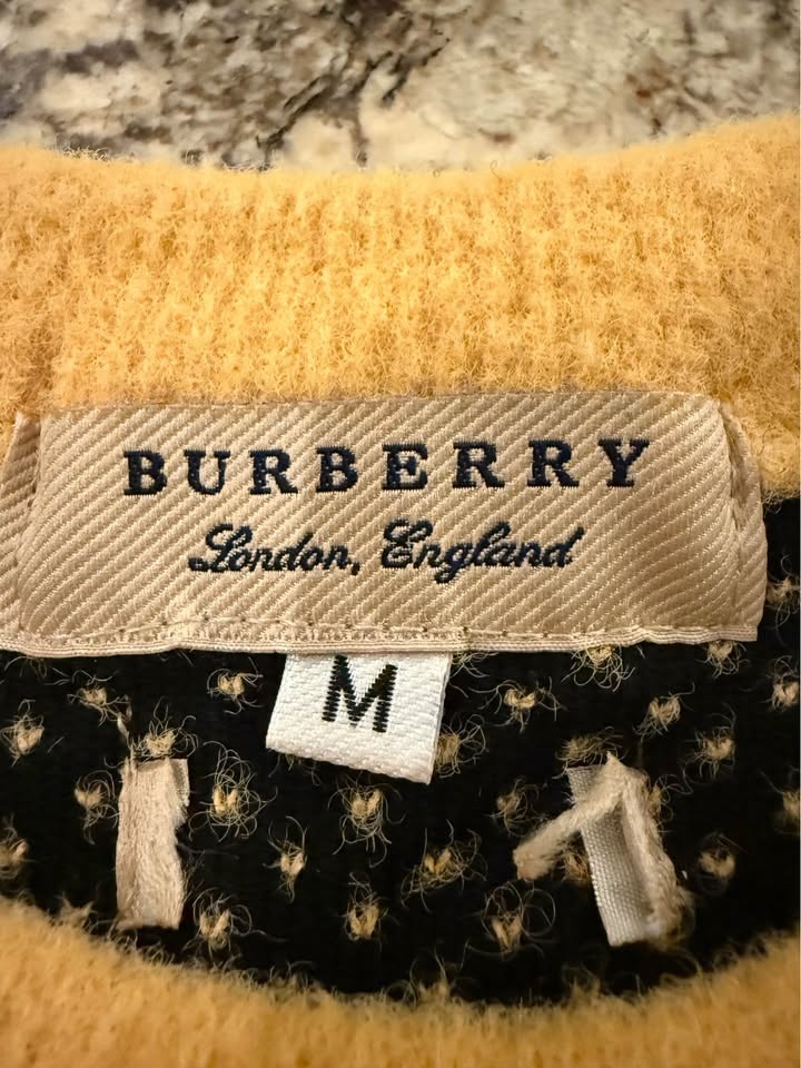 Burberry Cashmere Wool Crew Neck Sweater - Size M - photo 3