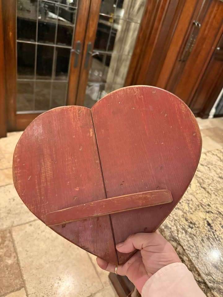 Rustic wooden heart