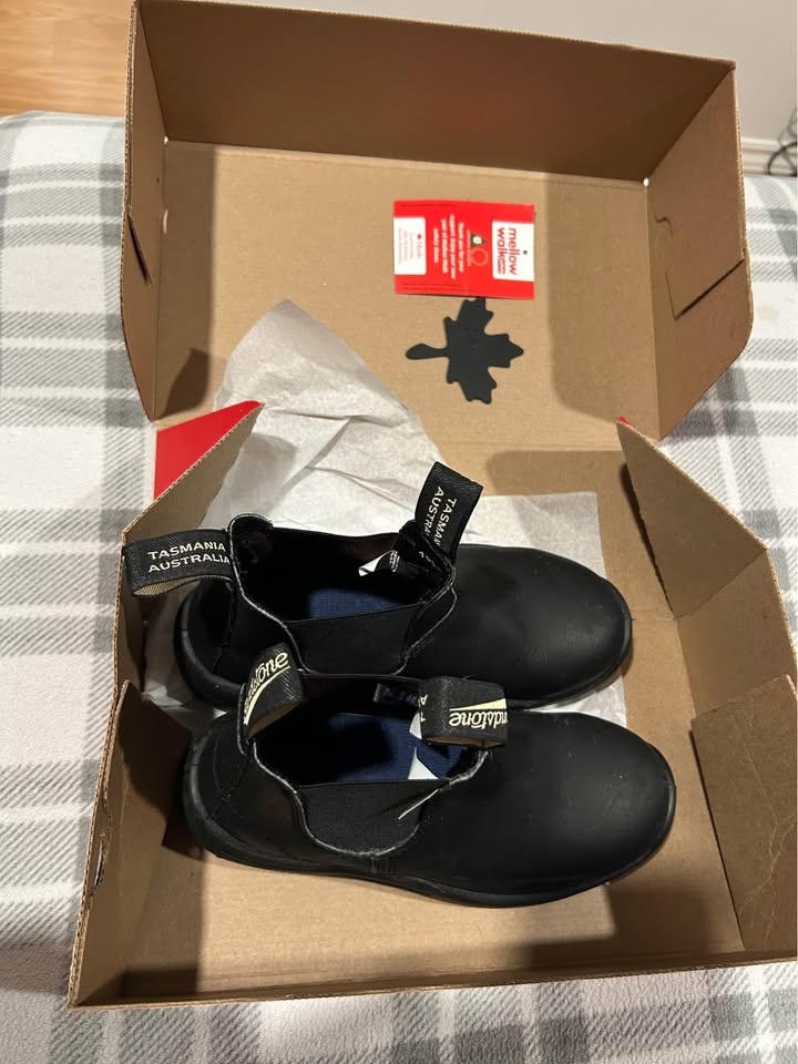 Mellow Walk Steel Toe Work Boots – (Worn Once!) - photo 2