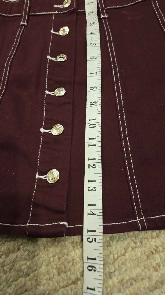 Forever 21 Vintage Burgundy Mini Skirt - photo 5