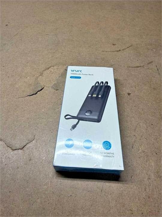 Portable Charger 10000mAh with Built-in Cables