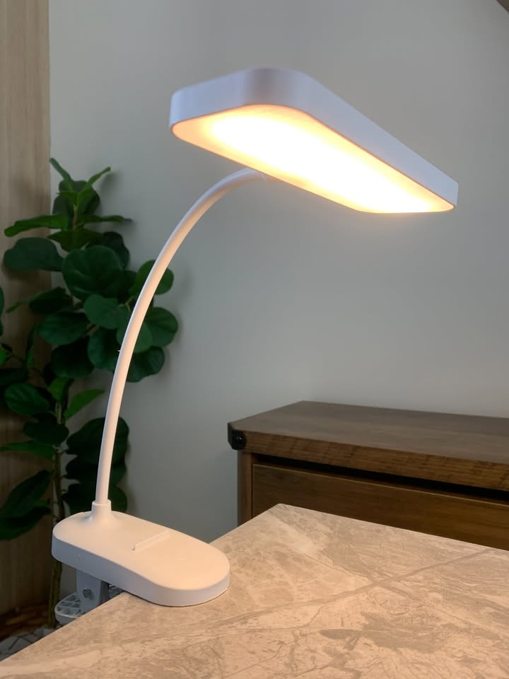 Modern Clamp LED Desk Lamp - White/Warm Light - photo 2