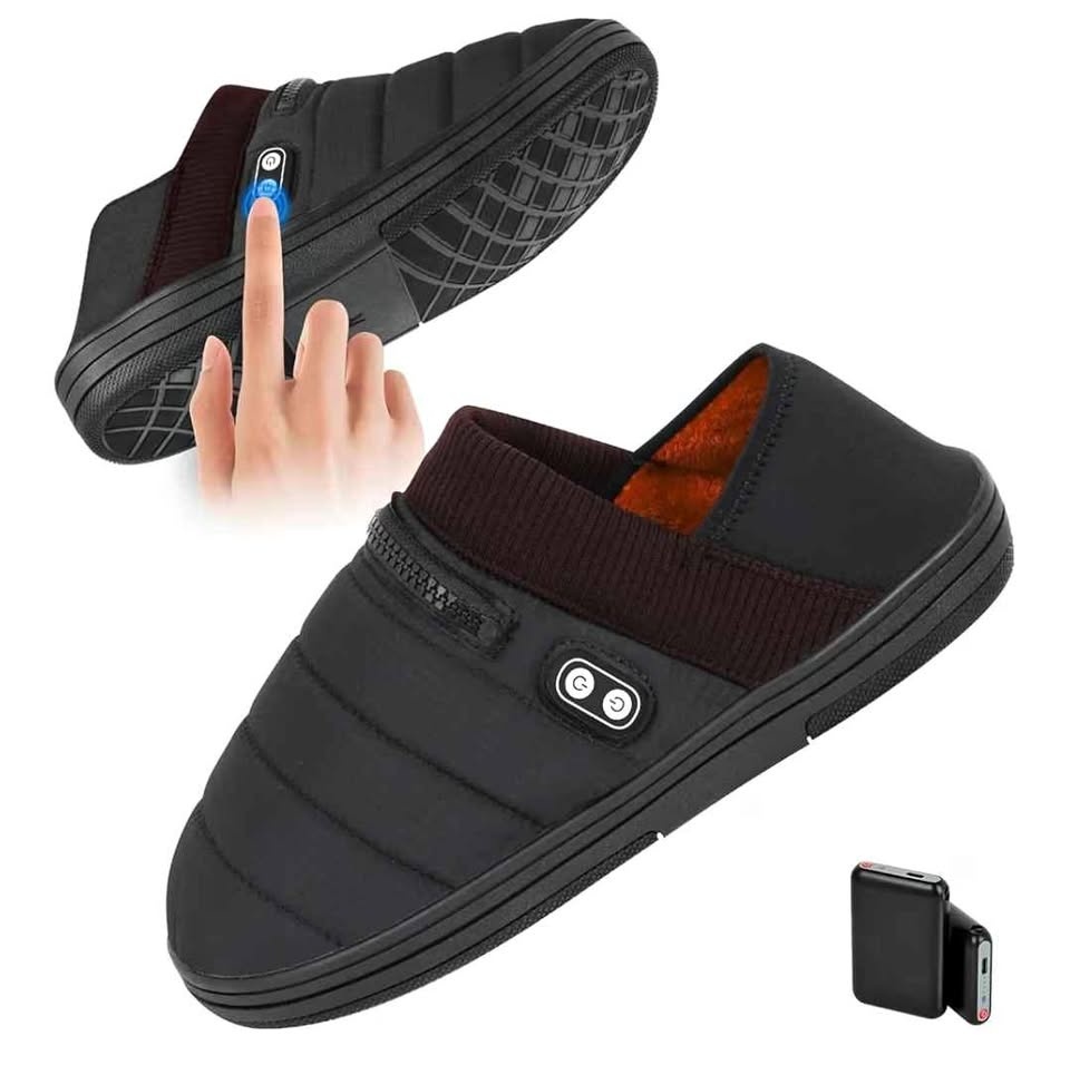 BIAL Heated Slippers - Rechargeable Battery Warmers